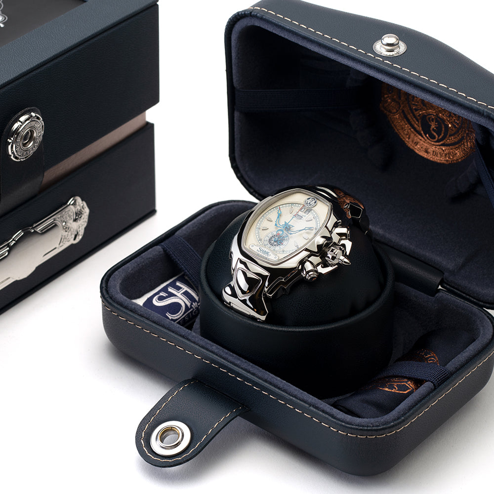 AstroDuo MKI Ivory Steel Sapphire – DesignerShaik